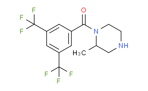 CAS No. 1240566-69-1, 1-[3,5-Bis(trifluoromethyl)benzoyl]-2-methylpiperazine