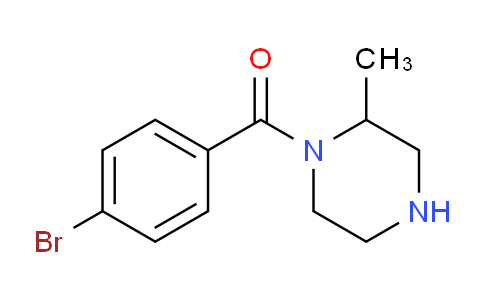CAS No. 1240565-51-8, 1-(4-Bromobenzoyl)-2-methylpiperazine