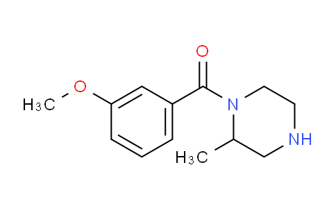 CAS No. 1240575-16-9, 1-(3-Methoxybenzoyl)-2-methylpiperazine