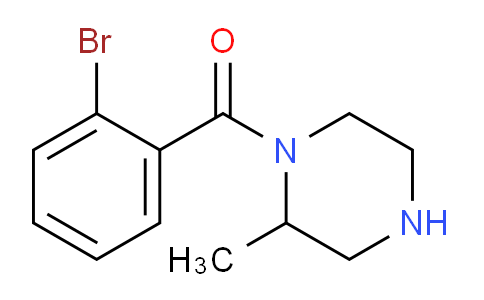 CAS No. 1240565-31-4, 1-(2-Bromobenzoyl)-2-methylpiperazine