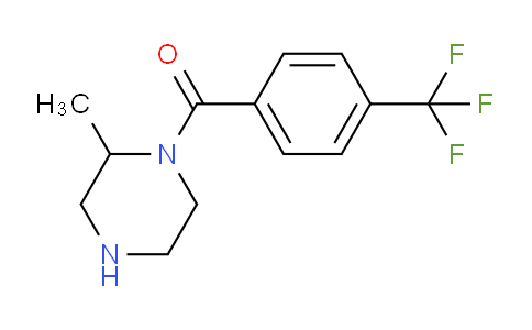 CAS No. 1240577-75-6, 2-Methyl-1-[4-(trifluoromethyl)benzoyl]piperazine