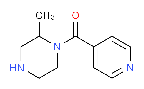 CAS No. 1240581-82-1, 2-Methyl-1-(pyridine-4-carbonyl)piperazine