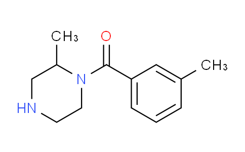 CAS No. 1240565-95-0, 2-Methyl-1-(3-methylbenzoyl)piperazine