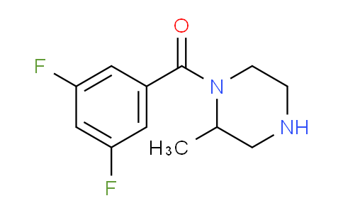 CAS No. 1240566-03-3, 1-(3,5-Difluorobenzoyl)-2-methylpiperazine