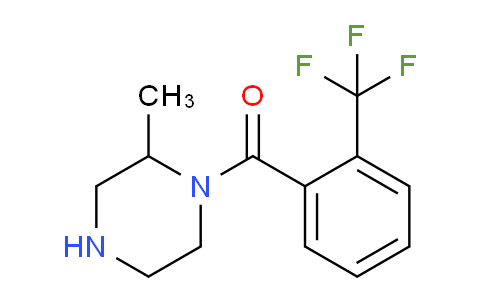 CAS No. 1240565-74-5, 2-Methyl-1-[2-(trifluoromethyl)benzoyl]piperazine