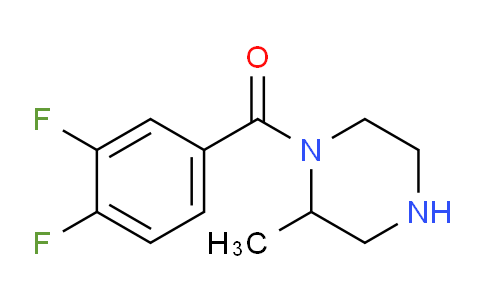 CAS No. 1240570-47-1, 1-(3,4-Difluorobenzoyl)-2-methylpiperazine