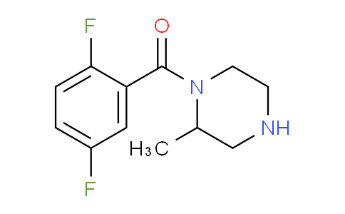 CAS No. 1240565-38-1, 1-(2,5-Difluorobenzoyl)-2-methylpiperazine