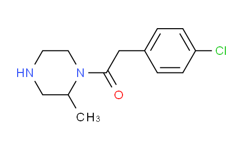 CAS No. 1240570-84-6, 2-(4-Chlorophenyl)-1-(2-methylpiperazin-1-yl)ethan-1-one