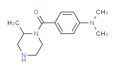 CAS No. 1240565-83-6, N,N-Dimethyl-4-(2-methylpiperazine-1-carbonyl)aniline