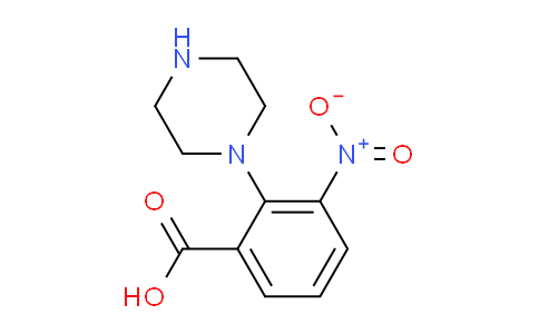 CAS No. 374063-97-5, 3-Nitro-2-(piperazin-1-yl)benzoic acid