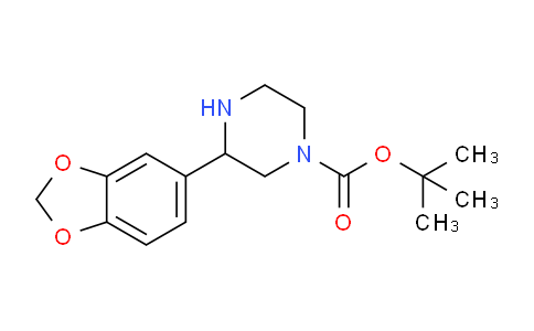 CAS No. 886769-95-5, tert-Butyl 3-(2h-1,3-benzodioxol-5-yl)piperazine-1-carboxylate