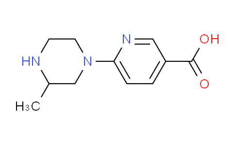 CAS No. 889957-83-9, 6-(3-Methylpiperazin-1-yl)pyridine-3-carboxylic acid