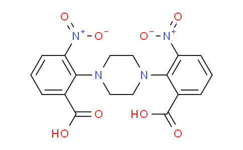 CAS No. 904817-86-3, 2-[4-(2-Carboxy-6-nitrophenyl)piperazin-1-yl]-3-nitrobenzoic acid