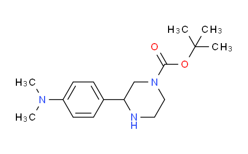 CAS No. 904814-43-3, tert-Butyl 3-[4-(dimethylamino)phenyl]piperazine-1-carboxylate