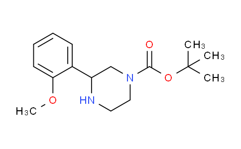 CAS No. 886768-01-0, tert-Butyl 3-(2-methoxyphenyl)piperazine-1-carboxylate