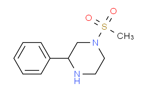 CAS No. 912763-31-6, 1-Methanesulfonyl-3-phenylpiperazine