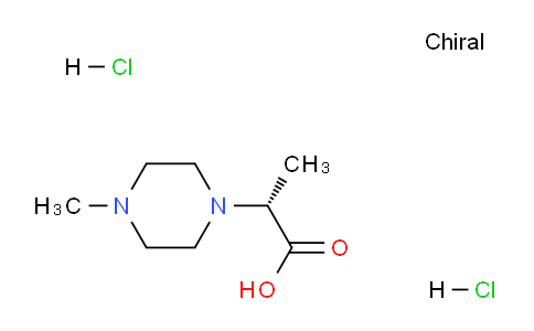 CAS No. 2091135-38-3, (R)-2-(4-Methylpiperazin-1-yl)propanoic acid dihydrochloride