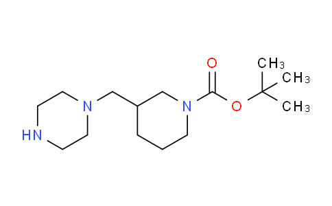 CAS No. 1519484-43-5, tert-Butyl 3-(piperazin-1-ylmethyl)piperidine-1-carboxylate