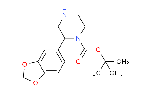 CAS No. 886770-00-9, tert-Butyl 2-(2h-1,3-benzodioxol-5-yl)piperazine-1-carboxylate