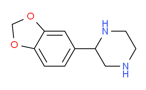 CAS No. 65709-24-2, 2-(2H-1,3-benzodioxol-5-yl)piperazine