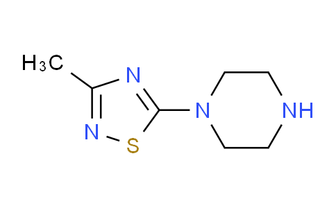 CAS No. 67869-94-7, 1-(3-Methyl-1,2,4-thiadiazol-5-yl)piperazine