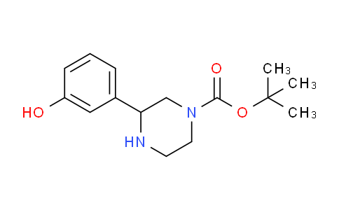 CAS No. 889956-76-7, tert-Butyl 3-(3-hydroxyphenyl)piperazine-1-carboxylate