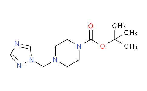 CAS No. 904816-91-7, tert-Butyl 4-[(1h-1,2,4-triazol-1-yl)methyl]piperazine-1-carboxylate