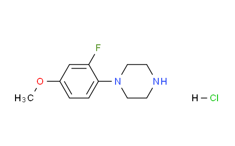 CAS No. 1608156-93-9, 1-(2-Fluoro-4-methoxyphenyl)piperazine hydrochloride