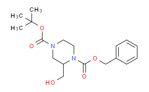 CAS No. 317365-33-6, 1-Benzyl 4-(tert-butyl) 2-(hydroxymethyl)piperazine-1,4-dicarboxylate