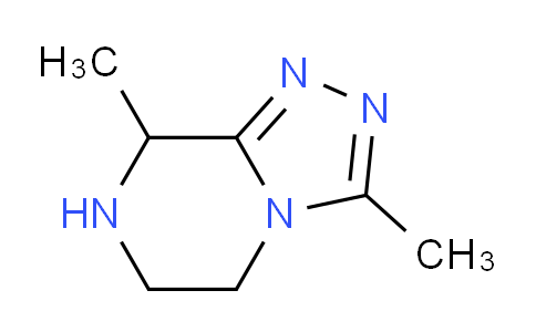 CAS No. 1174645-65-8, 3,8-Dimethyl-5,6,7,8-tetrahydro-[1,2,4]triazolo[4,3-a]pyrazine
