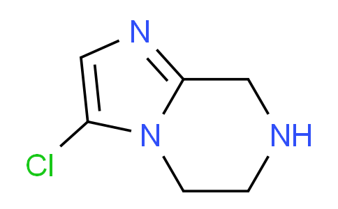 CAS No. 1253801-38-5, 3-Chloro-5,6,7,8-tetrahydroimidazo[1,2-a]pyrazine