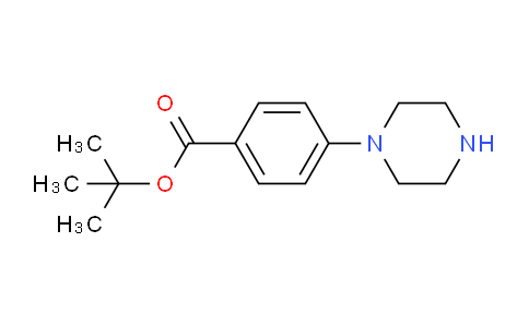 CAS No. 187669-28-9, tert-Butyl 4-(piperazin-1-yl)benzoate