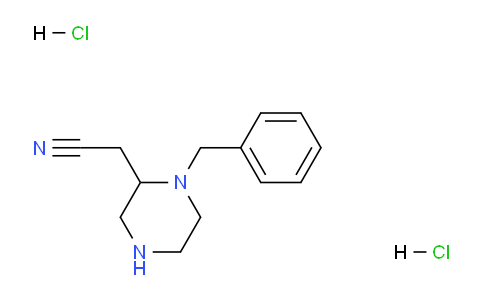 CAS No. 2551119-31-2, 2-(1-Benzylpiperazin-2-yl)acetonitrile dihydrochloride