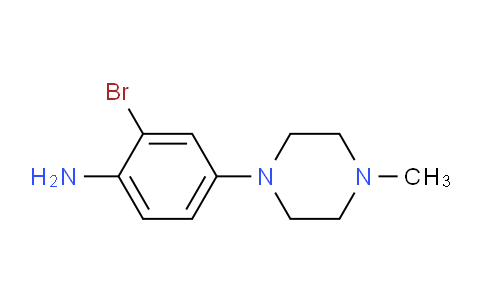 CAS No. 166818-86-6, 2-Bromo-4-(4-methylpiperazin-1-yl)aniline