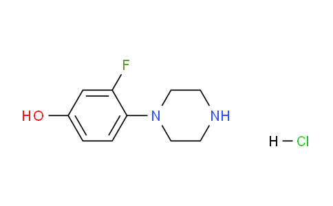 CAS No. 2246609-75-4, 3-Fluoro-4-(piperazin-1-yl)phenol hydrochloride