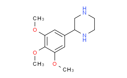 CAS No. 65709-47-9, 2-(3,4,5-Trimethoxyphenyl)piperazine