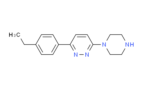 CAS No. 1176538-05-8, 3-(4-Ethylphenyl)-6-(piperazin-1-yl)pyridazine