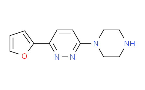 CAS No. 1105195-43-4, 3-(Furan-2-yl)-6-(piperazin-1-yl)pyridazine