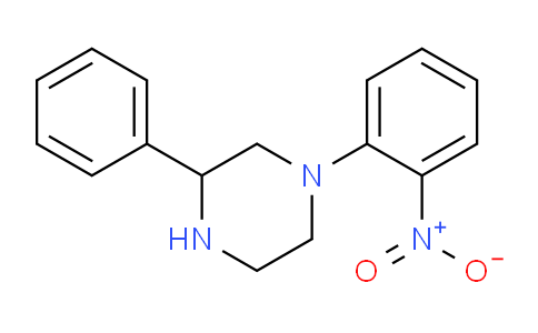 CAS No. 904818-42-4, 1-(2-Nitrophenyl)-3-phenylpiperazine