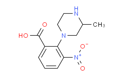 CAS No. 893611-87-5, 2-(3-Methylpiperazin-1-yl)-3-nitrobenzoic acid