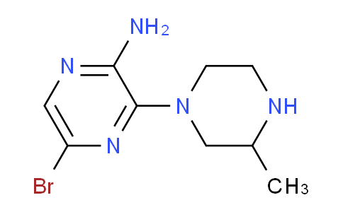 CAS No. 893612-12-9, 5-Bromo-3-(3-methylpiperazin-1-yl)pyrazin-2-amine