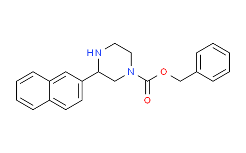 CAS No. 946384-25-4, Benzyl 3-(naphthalen-2-yl)piperazine-1-carboxylate