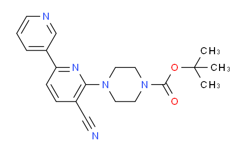 CAS No. 946386-03-4, tert-Butyl 4-{5-cyano-[2,3'-bipyridin]-6-yl}piperazine-1-carboxylate