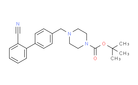 CAS No. 946386-63-6, tert-Butyl 4-({2'-cyano-[1,1'-biphenyl]-4-yl}methyl)piperazine-1-carboxylate