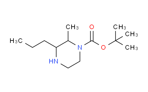 CAS No. 1035818-87-1, tert-Butyl 2-methyl-3-propylpiperazine-1-carboxylate