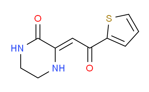 CAS No. 517870-49-4, (3Z)-3-[2-Oxo-2-(thiophen-2-yl)ethylidene]piperazin-2-one