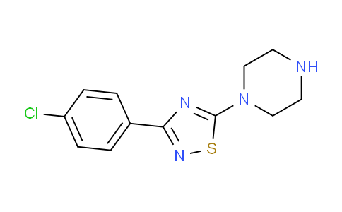CAS No. 1062512-47-3, 1-[3-(4-Chlorophenyl)-1,2,4-thiadiazol-5-yl]piperazine