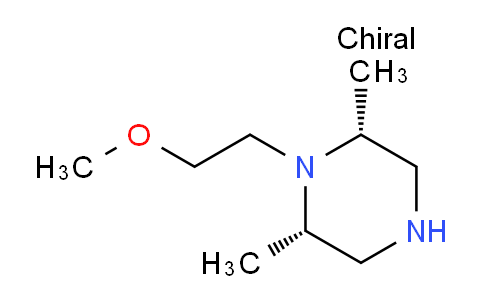 CAS No. 1909293-60-2, (2S,6R)-1-(2-methoxyethyl)-2,6-dimethylpiperazine