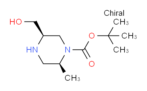 CAS No. 2206741-27-5, tert-Butyl (2S,5R)-5-(hydroxymethyl)-2-methylpiperazine-1-carboxylate