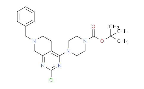 CAS No. 2158298-66-7, tert-Butyl 4-(7-benzyl-2-chloro-5,6,7,8-tetrahydropyrido[3,4-d]pyrimidin-4-yl)piperazine-1-carboxylate